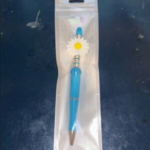 Blue Daisy Journal Pen